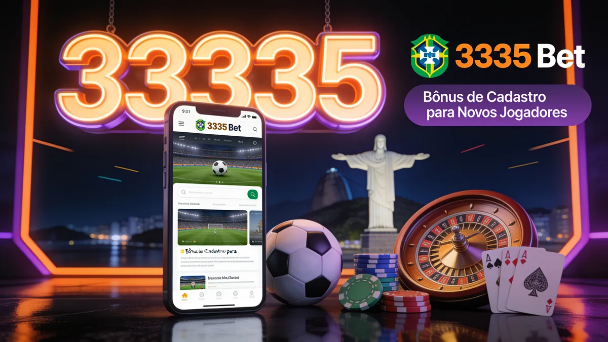 Bônus de Cadastro para Novos Jogadores — 3335 bet no Brasil